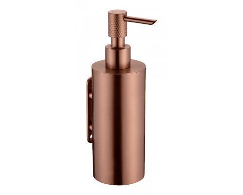 Boheme Uno Дозатор жидкого мыла, подвесной, латунная колба, цвет: brushed bronze 10977-BRB