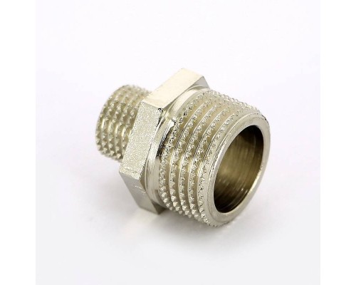 Ниппель НН никелированный TIEMME 1/2"x1/4"