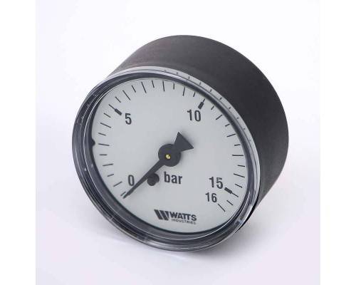 Манометр аксиальный F+R100 WATTS Ind 1/4" 50 мм 16 бар Манометр аксиальный F+R100 WATTS Ind 1/4" 50 мм 16 бар