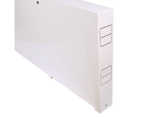 Шкаф коллекторный металлический встраиваемый UNI-FITT 890х670-760х125-195