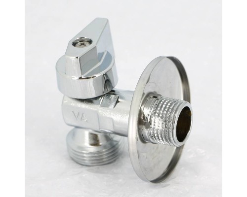 Кран шаровой НН UNI-FITT 1/2" х 3/4" для подкл. стиральных / посудомоечных машин хром