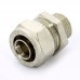 Муфта обжим-Н никелированная TIEMME 20х3/4"