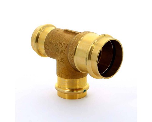 Тройник пресс 54x42x42 бронза Sanpress SC-Contur