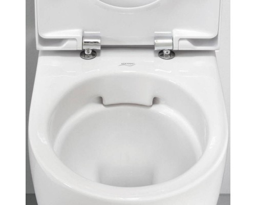 Унитаз подвесной Geberit Acanto безободковый Rimfree®, 4,5/6 л, вкл. скрытое крепл., 51х35 см