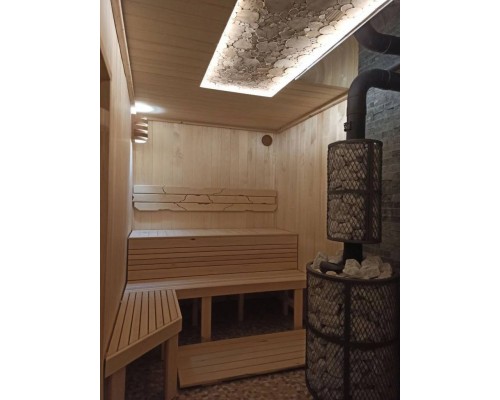 Печь для бани PROMetall  Атмосфера L сетка нержавейка
