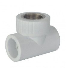 Тройник PP-R бел комб Дн25х1/2" ВР РосТурПласт 10745