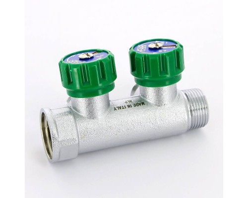 Коллектор НВ 3/4" FAR 2 выхода 1/2" Н 45 мм ЕК