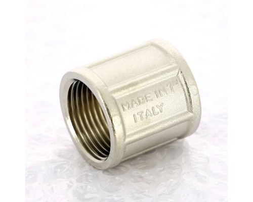 Муфта В никелированная TIEMME 1"