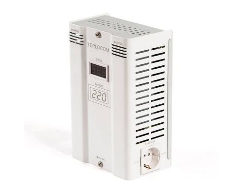 Стабилизатор сетевого напряжения инверторный TEPLOCOM ST1000 INVERTOR, мощность 1000 ВА