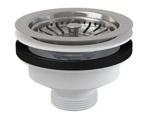 Выпуск мойки 3 1/2" нерж/сетка Alca A37 Выпуск мойки 3 1/2" нерж/сетка Alca A37