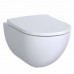 Унитаз подвесной Geberit Acanto безободковый Rimfree®, 4,5/6 л, вкл. скрытое крепл., 51х35 см