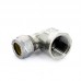 Угол обжим-В хромированный TIEMME 15х1/2"