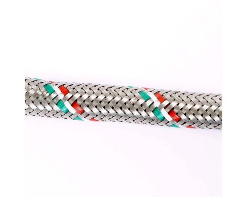 Гибкая подводка для смесителя UNI-FITT МL10х1 - 1/2" 40 см оплетка из нержавеющей стали
