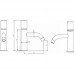 Boheme Stick Смеситель для раковины высокий, ручка мрамор, цвет: white 121-W-MR-W