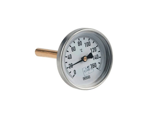 Термометр биметалл A50.10 160С Дк80 L=40 G1/2" осев Wika 3905888