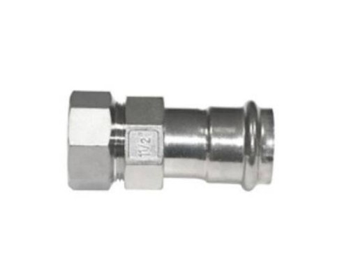 Муфта разборная В-пресс IBP 22 x 3/4" нерж.сталь Муфта разборная В-пресс IBP 22 x 3/4" нерж.сталь