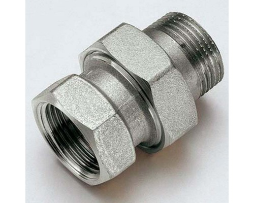 Разъемное соединение НВ с прокладкой O-ring никелированное TIEMME 1"1/4