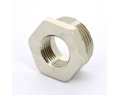 Футорка НВ никелированная TIEMME 1"x1/2"