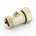 Узел радиаторный со встроенным краном НВ UNI-FITT 3/4"ЕК х 3/4"ЕК прямой
