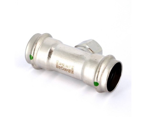 Тройник пресс-В нержавеющая сталь Sanpress Inox VIEGA 28х1/2"х28