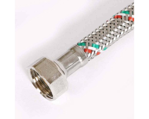 Гибкая подводка для воды UNI-FITT НВ 1/2" 100 см оплетка из нержавеющей стали Гибкая подводка для воды UNI-FITT НВ 1/2" 100 см оплетка из нержавеющей стали
