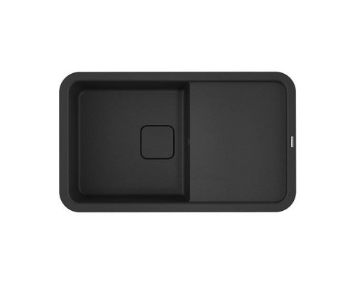 Omoikiri Tasogare 86-BL Кухонная мойка Artgranit 86x51 см, цвет: черный 4993469