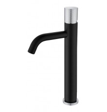 Boheme Stick Смеситель для раковины высокий, цвет: Black Touch Chrome 122-BCR.2