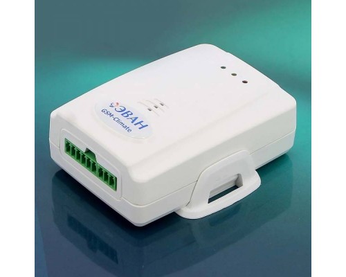 Модуль дистанционного управления котлом Эван GSM-Climate ZONT-H1 с GSM-модулем и адаптером 220/12В
