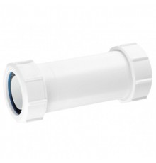Муфта удлиненная компрессионная Ду=32ммхДу=32мм; цвет-белый