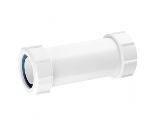 Муфта удлиненная компрессионная Ду=32ммхДу=32мм; цвет-белый