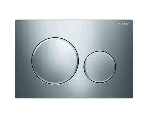 Кнопка смыва Geberit Sigma20 хром, матовый хром