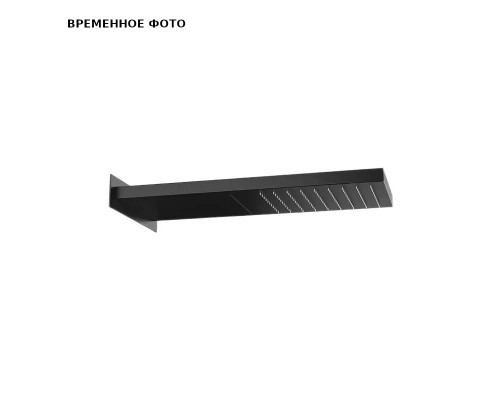 Верхний душ настенный 50x20 см Remer, черный матовый