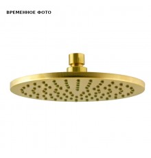 Верхний душ Remer 20 см, брашированное золото