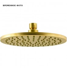 Верхний душ Remer 30 см, браш. золото