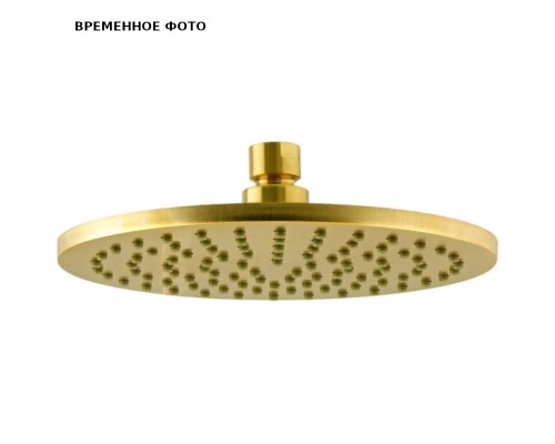 Верхний душ Remer 30 см, браш. золото