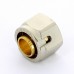 Соединитель для PEX-трубы обжим EMMETI 20х2(М24х19)