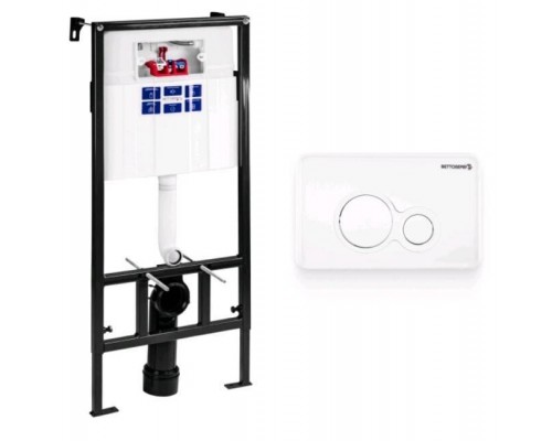 Инсталляция, Pestan, Sava Fix Slim, для унитаза, шгв 520-200-1136, клавиша-белый глянцевый