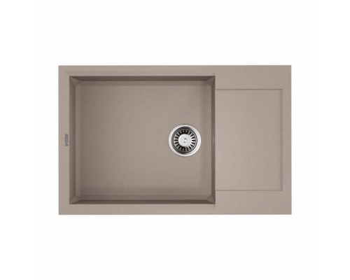 Мойка, OMOIKIRI, Sakaime, шгв 780-500-220, отверстия для смесителя-4 промаркированных, цвет-бежевый