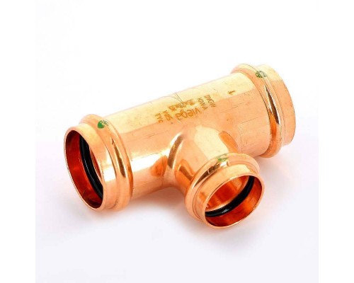 Тройник пресс медь Profipress VIEGA 35x28x35