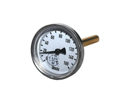 Термометр биметалл A50.10 160С Дк63 L=100 G1/2" осев Wika 3905853