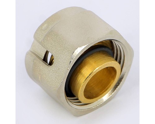 Соединитель для PEX-трубы обжим EMMETI 20х2,8(М24х19)