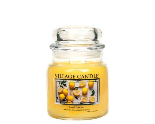 Декоративная свеча Village Candle Лимонный Фреш (262 грамма)