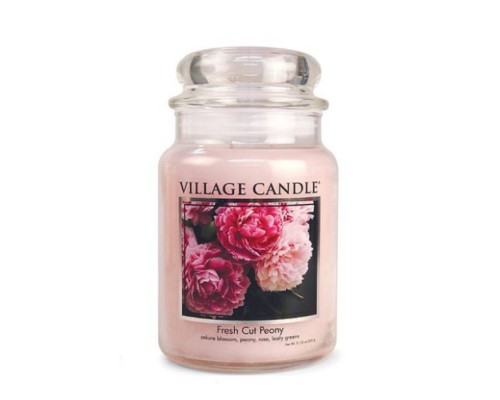 Декоративная свеча Village Candle Пион (602 грамма)
