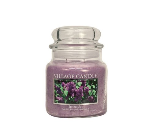 Декоративная свеча Village Candle Весенняя сирень (389 грамм)
