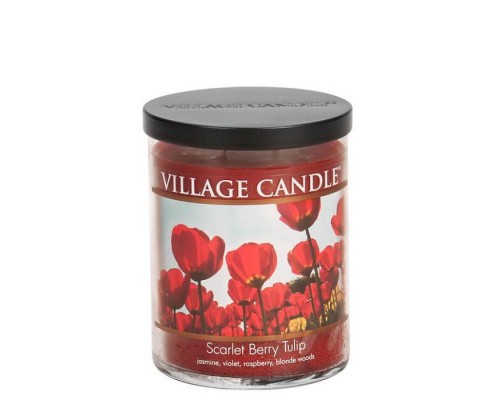 Декоративная свеча Village Candle Тюльпан и красные ягоды (396 грамм) Декоративная свеча Village Candle Тюльпан и красные ягоды (396 грамм)