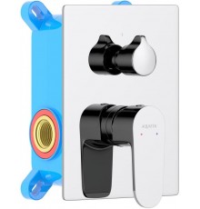 AQ1246CR ОБЕРОН смеситель для ванны 2 режима (внешняя и скрытая часть) AQ1246CR