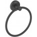 AQ4212MB ОБЕРОН полотенцедержатель кольцо, матовый черный AQ4212MB