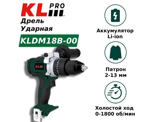 Дрель/шуруповёрт KLPRO KLDM18B-00