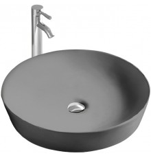 AQ5558-MG ЕВРОПА раковина 415415135 для установки на столешницу, матовый серый AQ5558-MG
