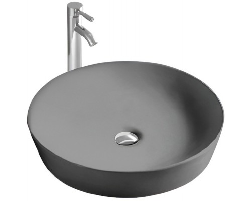 AQ5558-MG ЕВРОПА раковина 415415135 для установки на столешницу, матовый серый AQ5558-MG